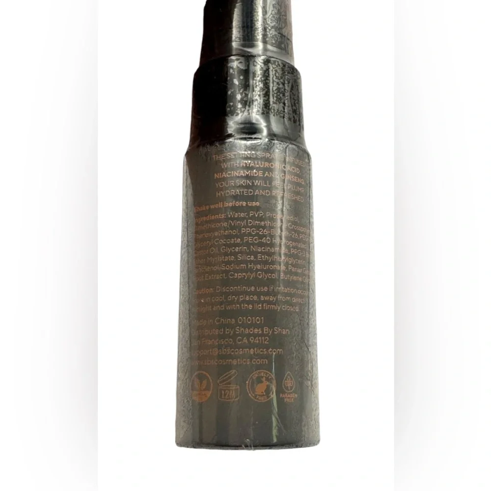0.68 oz NIB SHADES BY SHAN The Setting Spray